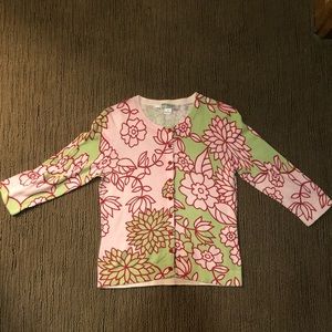 DVF pink/green top